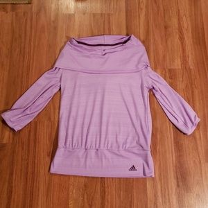 Adidas climalite Women's hooded 3/4 sleeve shirt